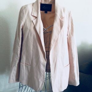 FOREVER 21 Blush Long Blazer